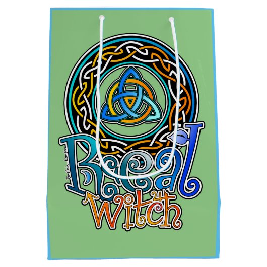 Real Hexe Mittlere Geschenktüte (Rückseite)