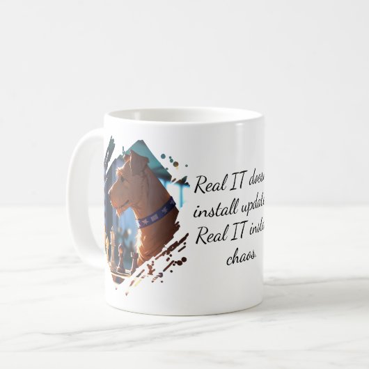 Real IT Kaffeetasse (Vorderseite Links)