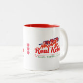 Real-Kebab-Kaffee Zweifarbige Tasse (VorderseiteRechts)
