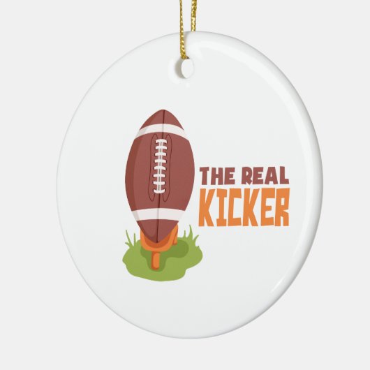 Real Kicker Keramik Ornament (Links)