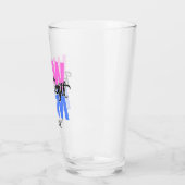 Real Legit Wow Mama Print Glass (Pink & Blau) Glas (Links)