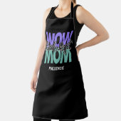 Real Legit Wow Mama Print (Lila & Aquamarin) Schür Schürze (InSitu)