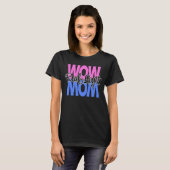 Real Legit Wow Mama Print (Rosa & Blau) T-Shirt (Vorne ganz)