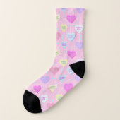 Real Liebe pink Socken (Links - Außen)