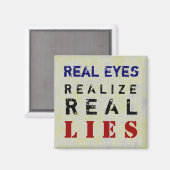 REAL LIES ~ Magnet Truism (Vorderseite/Rückseite)
