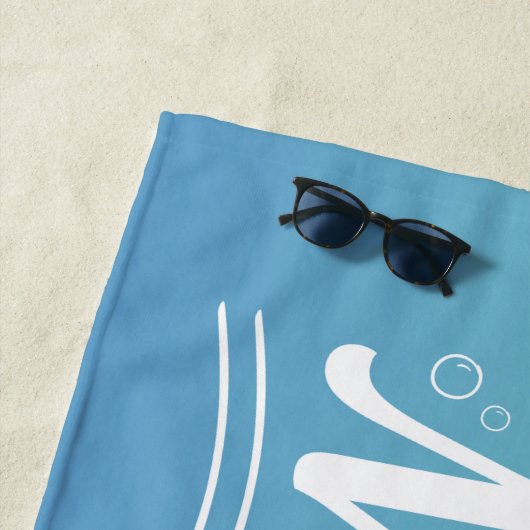 Real Life Mermaid Strandtuch (Beispiel)