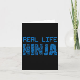 Real Life Ninja Easy Weihnachtsgeschenk Karte