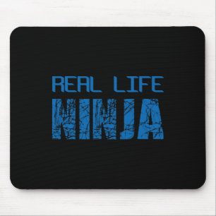 Real Life Ninja Easy Weihnachtsgeschenk Mousepad