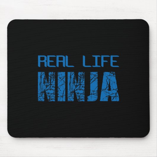 Real Life Ninja Easy Weihnachtsgeschenk Mousepad (Vorne)