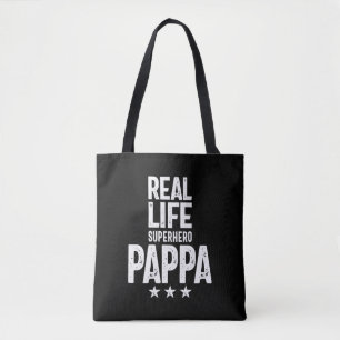 Real Life Superhero Pappa   Father Gift Tasche