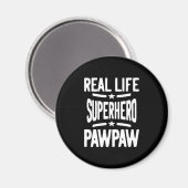 Real Life Superhero Pawpaw | Vater Opa Magnet (Vorderseite/Rückseite)