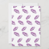 Real Lip Impressum Girly Brautparty Einladung (Rückseite)