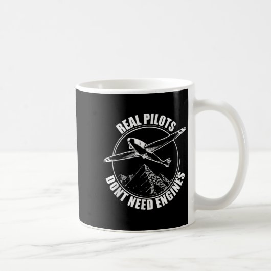 Real Lots Dont Need Engines - Glider Lot Gift  Kaffeetasse (Rechts)