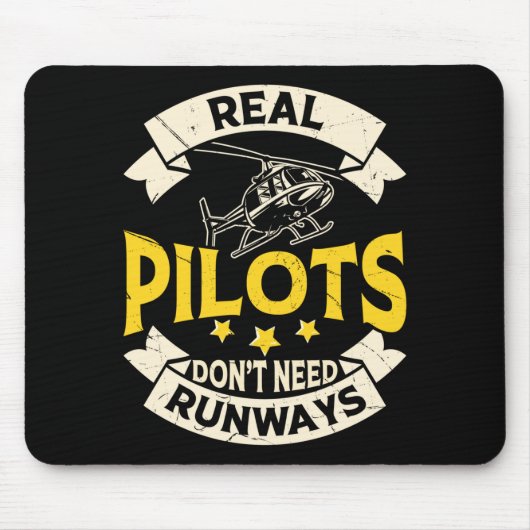 Real Lots Dont Need Runways Long Sleeve Mousepad (Vorne)
