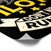 Real Lots Dont Need Runways Long Sleeve Poster (Ecke)