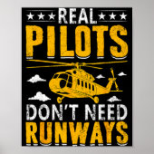 Real Lots Don't Need Runways  Poster (Vorne)