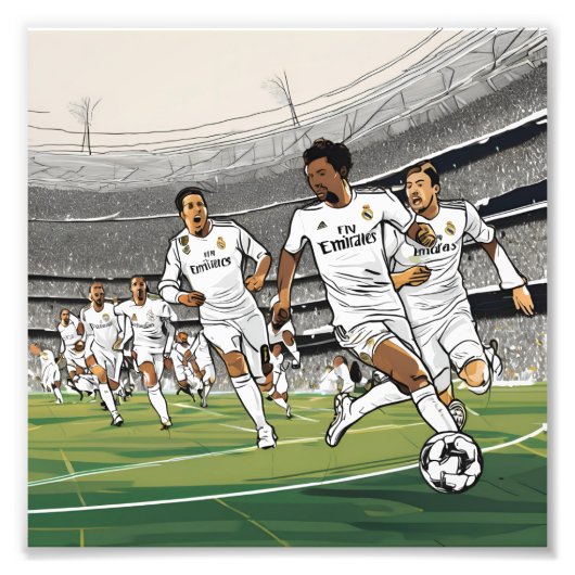 Real Madrid Fotodruck (Vorne)