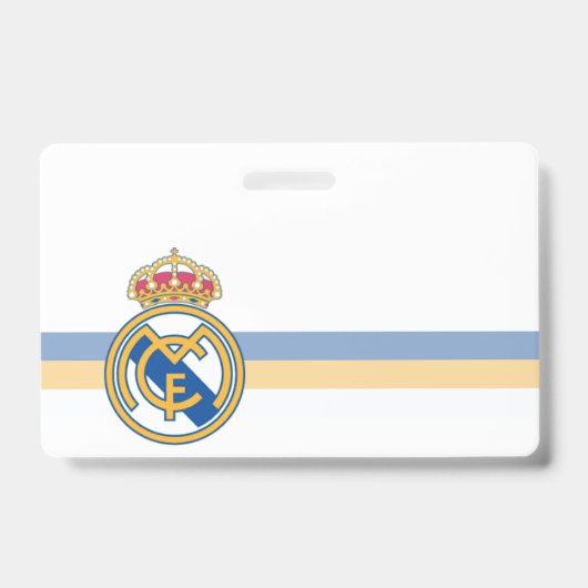 Real-Madrid-Wappen Ausweis (Vorderseite)