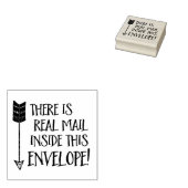 Real Mail Inside Envelope Art Gummistempel (Stempel)