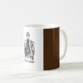 "Real Man, Real Brew: Personalisierte Keramik Tass Kaffeetasse (VorderseiteRechts)