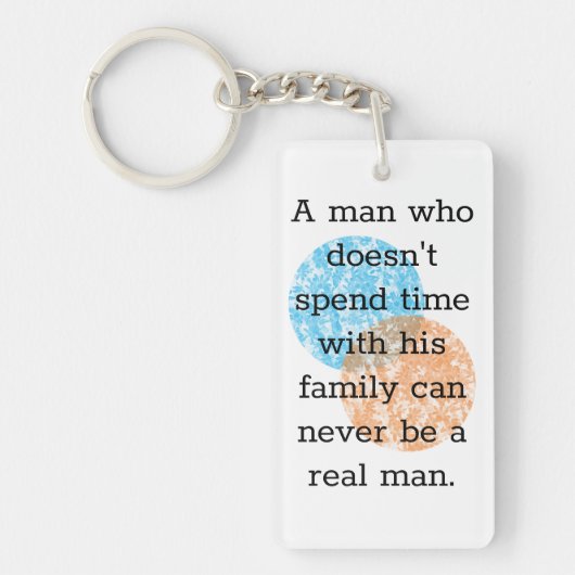 Real Man Schlüsselanhänger (Vorderseite)