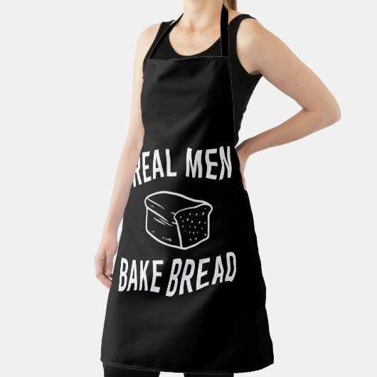 Real Men Bake Brot - Funny Baking Design Schürze (InSitu)