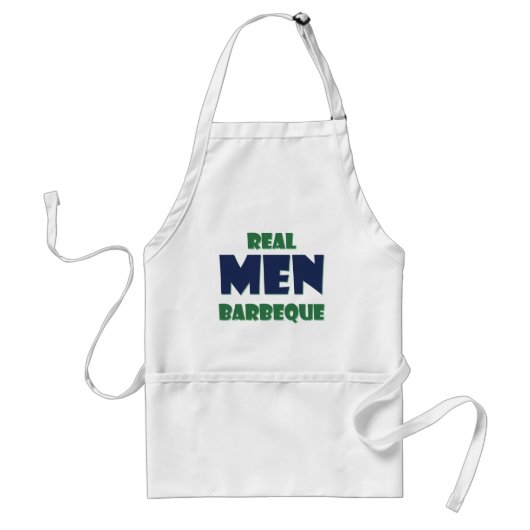 Real Men Barbeque Schürze (Vorne)