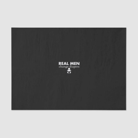 real men change diapers seidenpapier (Vorderseite)