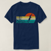 Real Men Chase Plastic Ultimate Frisbee T-Shirt (Design vorne)