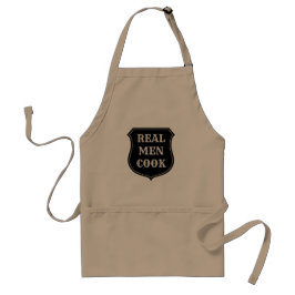 Real Men Cook funny BBBQ cooking apron for him Schürze