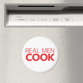 Real Men Cook Magnet (In Situ (Geschirrspüler))