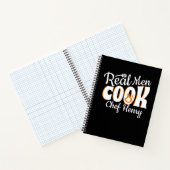 Real Men Cook recipes Notizblock (Innenseite)