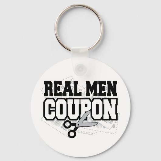 Real Men Coupon Schlüsselanhänger (Vorderseite)