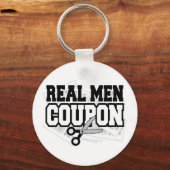 Real Men Coupon Schlüsselanhänger (Vorderseite)