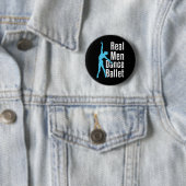 Real Men Dance Ballet Button (Beispiel)