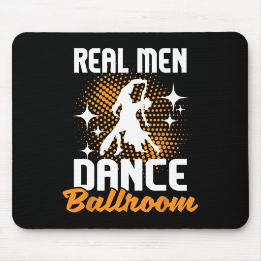 Real Men Dance Ballroom - Dancing Partner Dancer I Mousepad (Vorne)