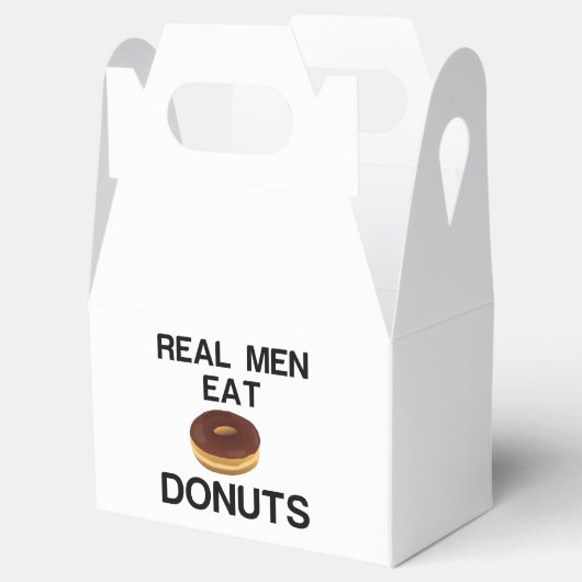 REAL MEN EAT DONUTS GESCHENKSCHACHTEL (Geöffnet)