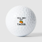 REAL MEN EAT TACOS GOLFBALL (Vorderseite)