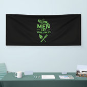 Real Men essen Gemüse Banner (Messe)