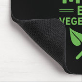 Real Men essen Gemüse Mousepad (Ecke)