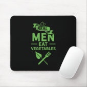 Real Men essen Gemüse Mousepad (Mit Mouse)