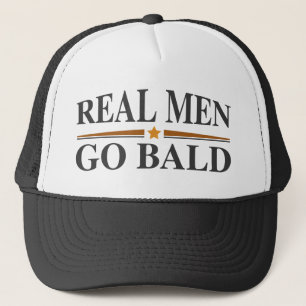 Real Men Go Bald Truckerkappe