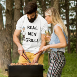 Real Men greifen den Wert von Männern an T-Shirt