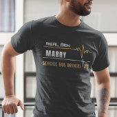 Real Men heiraten Schulbusfahrer T-Shirt