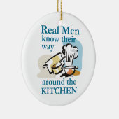 Real Men kennen Keramik Ornament (Rechts)