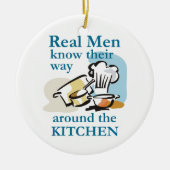 Real Men kennen Keramik Ornament (Vorne)