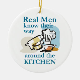 Real Men kennen Keramik Ornament