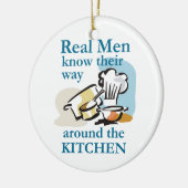 Real Men kennen Keramik Ornament (Links)