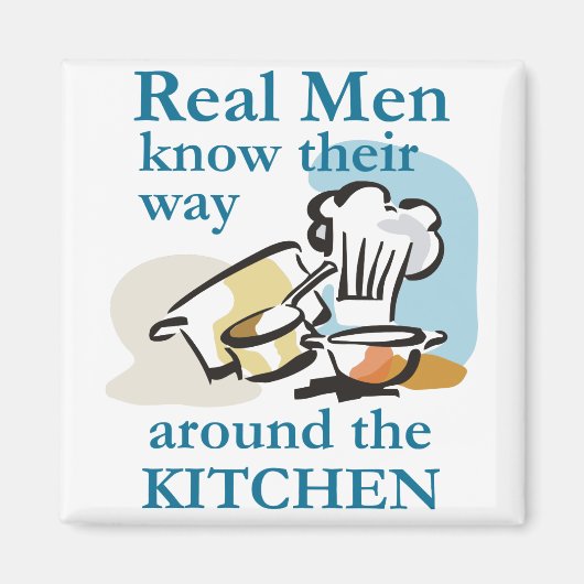 Real Men kennen Magnet (Vorne)
