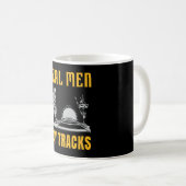 Real men legendäre Tracks Kaffeetasse (VorderseiteRechts)